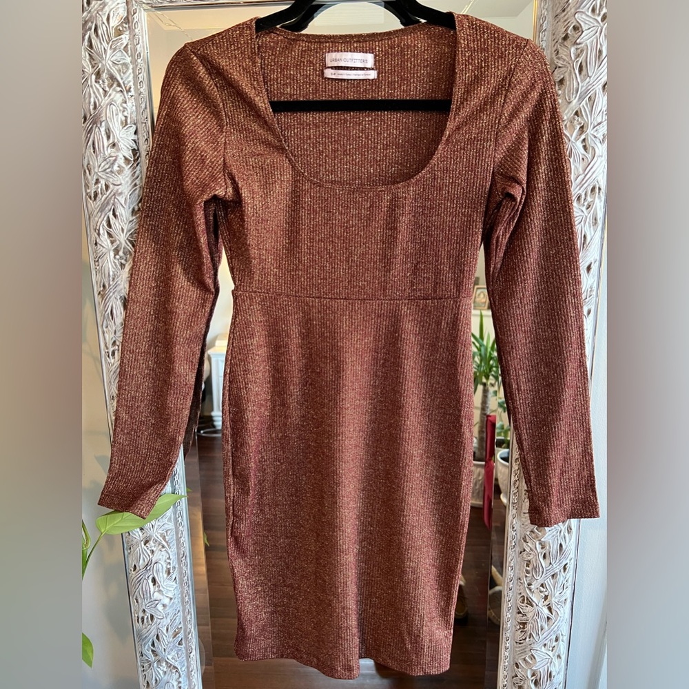 Urban Outfitters, Glimmer Dress, Copper